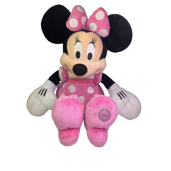 Disney Minnie Mouse Plush Toy Original Genuine Disney Store Plush 19” - Picture 10 of 13